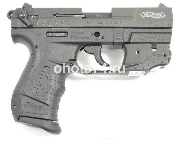 изображение Пистолет Walther P50T к10х22Т с резин.пулей интернет магазин "Царская охота"