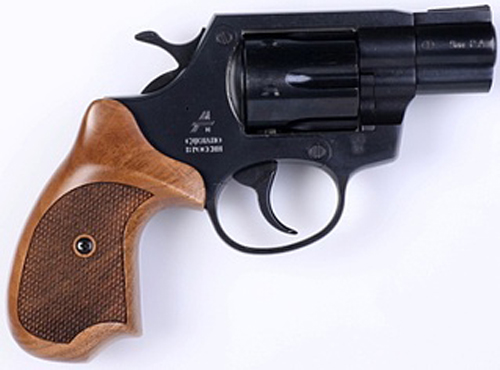 Гроза Р-02С, револьвер травм. действия 9мм (черный
