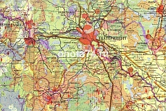 Карта Свердловской области CD
